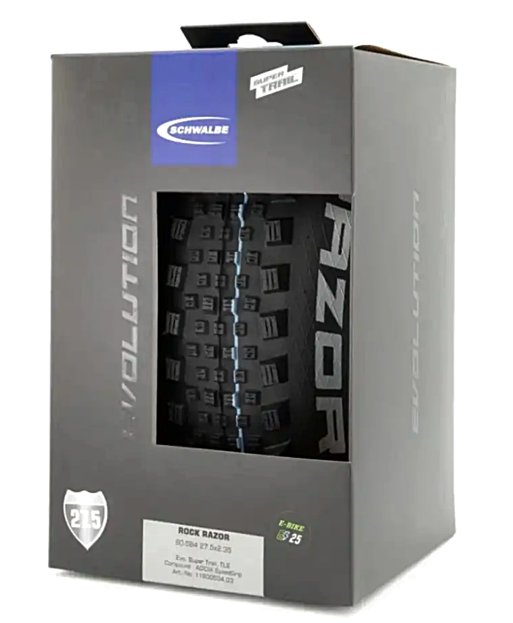 Schwalbe Rock Razor 27.5" MTB Tyre 27.5 x 2.35 EVO Tubeless Ready - Folding E25