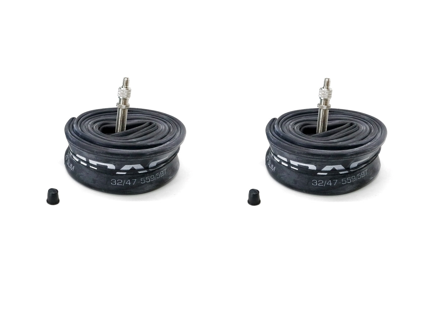 2x Traditional Bike Inner Tubes 26x1 3/8" - 26x1 1/4" Woods Valve (damaged boxes)