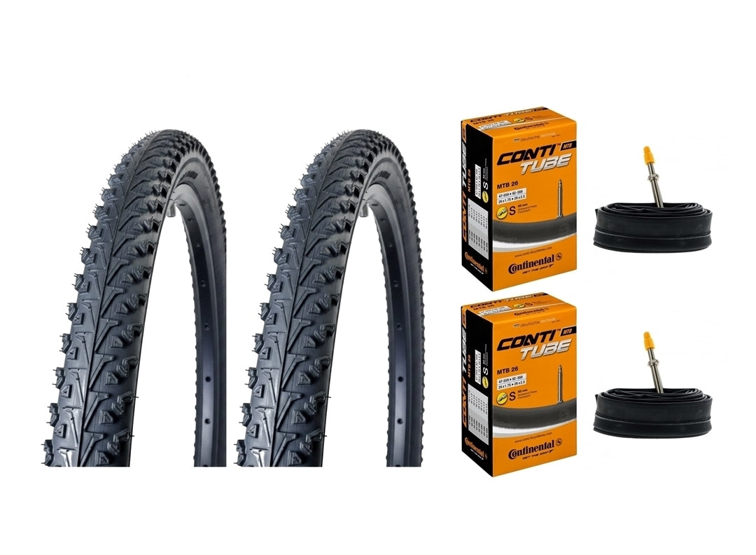 slicks für mountainbike 26x1.95 Mountain Bike Fast Rolling Semi Slick Tyres (53-559) 26