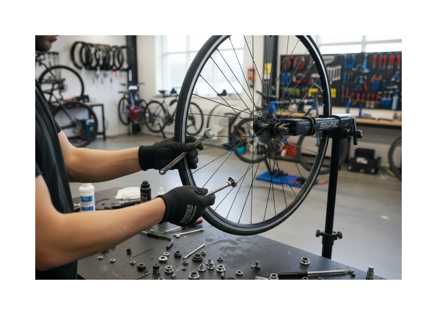 Wheel Axles, Nuts & QR Skewers