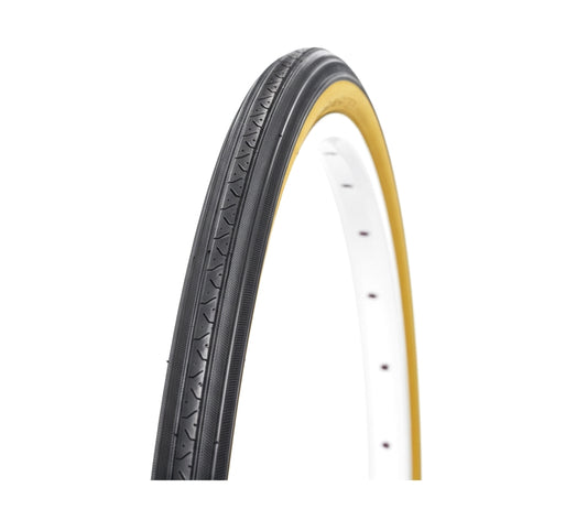 27" Traditional Cycle Tyre 27x1 1/4" ( 32-630 ) Road Racing Touring Tread - Amber wall