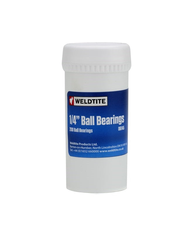 Weldtite Loose Bike Ball Bearings Bulk Tub - Sizes 1/8" 5/32" 3/16" 7/32" 1/4"