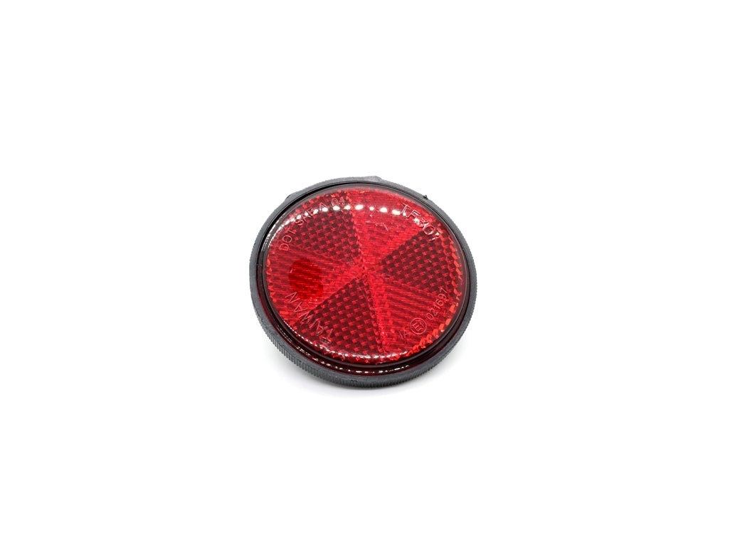 Rear Cycle Mudguard Fitting Round Bike Reflector Red - Oxford Products RE838