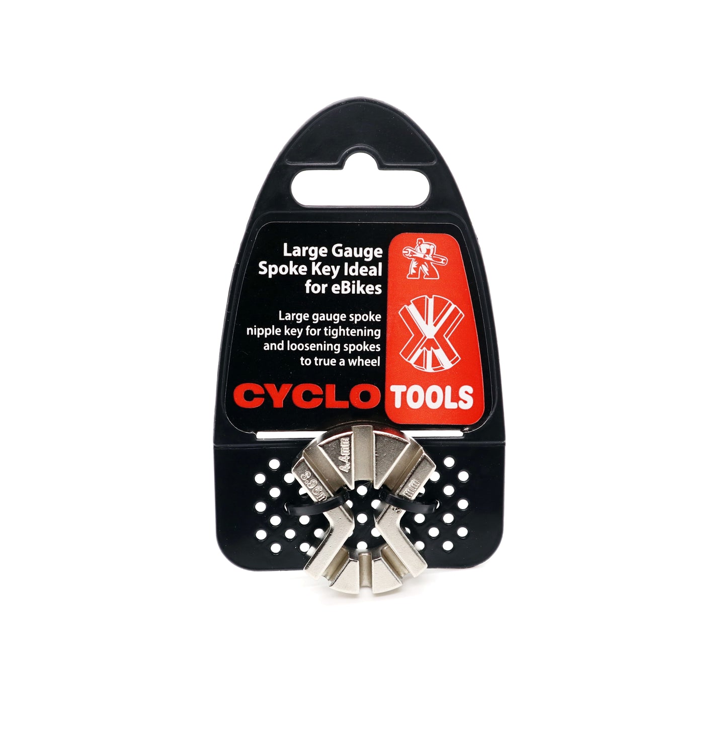 Large Gauge Spoke Key Adjuster Cycle Spanner 3.7mm 3.96mm 4.4mm (Ideal for eBikes)