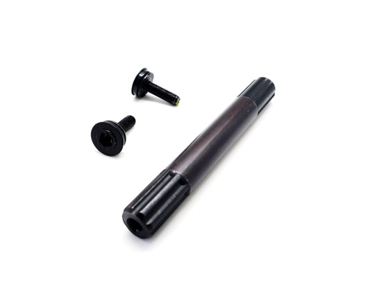 BMX 8 Spline Bottom Bracket Axle for 3 Piece Crank Sets 19mm BB Axle with Bolts