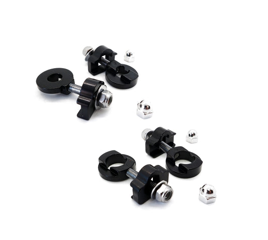 Pair of BMX Bike Chain Tug Tensioners - Suitable for 10mm or 14mm Axles