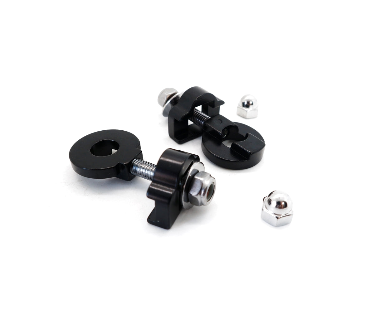 Pair of BMX Bike Chain Tug Tensioners - Suitable for 10mm or 14mm Axles