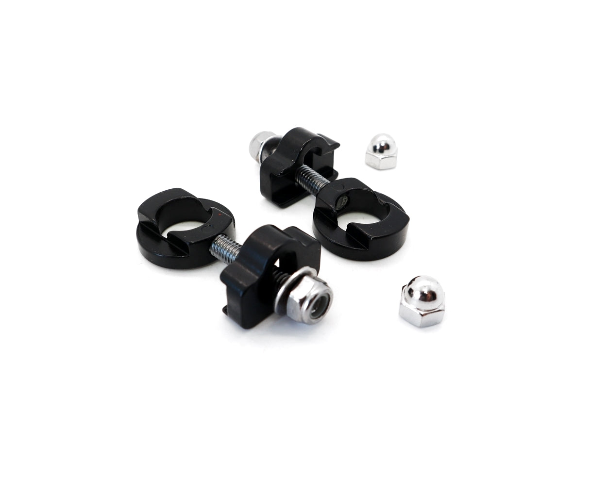 Pair of BMX Bike Chain Tug Tensioners - Suitable for 10mm or 14mm Axles