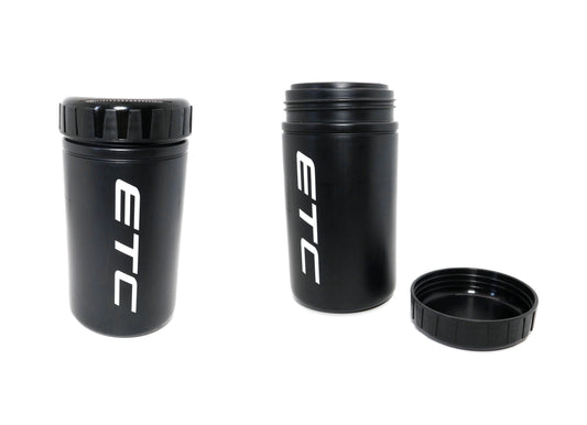 ETC Bike Tool Storage Cans x2 - 400ml - Fits Standard Bike Water Bottle Cages