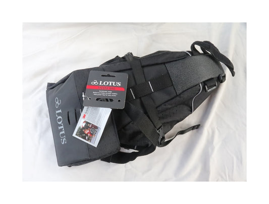 Large Bike Saddle Bag Cycle Touring - Bikepacking Lotus Explorer 8.8 Litre Black