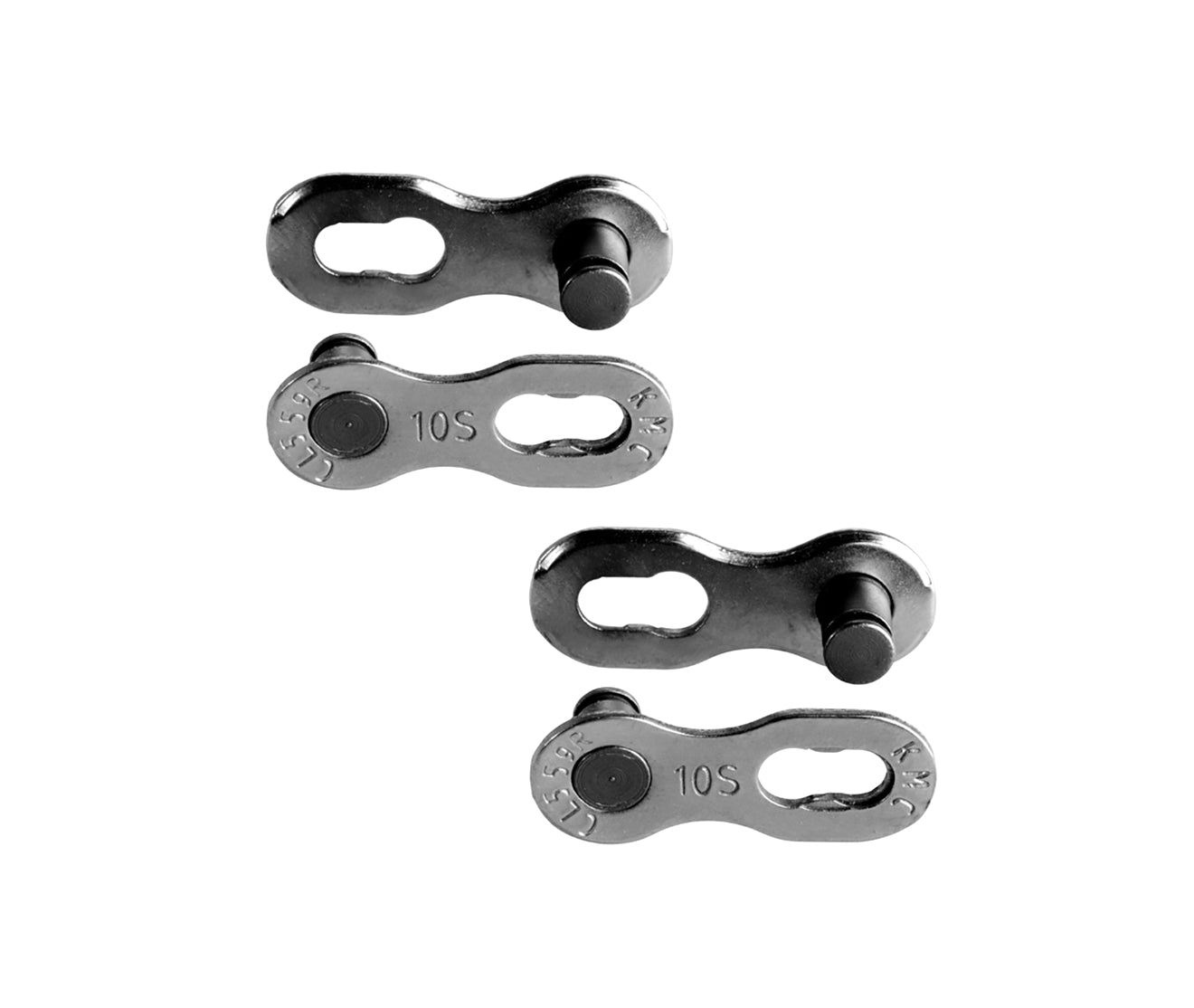2x KMC Missing Link Bike Chain Joining Links 10 Speed (re-usable) 5.9mm Pin Length
