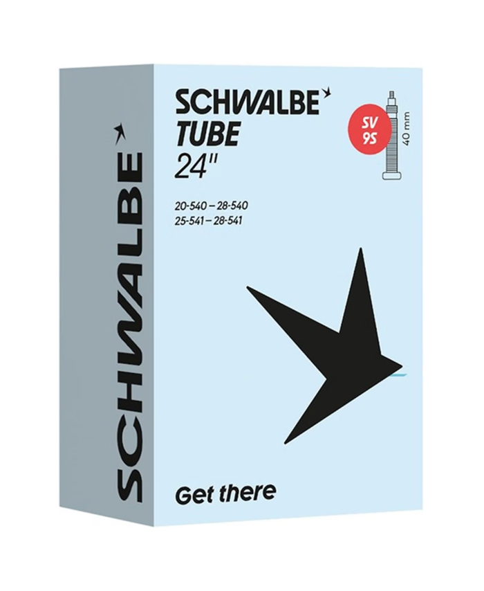 Schwalbe 24" AV9A or SV9A 24x1.00 Bike Inner Tube (25-540) Schrader or Presta Valve
