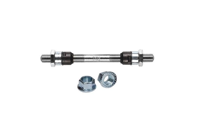 Weldtite Bike Wheel Hub Axle - Solid Cro-moly or Hollow QR Front / Rear