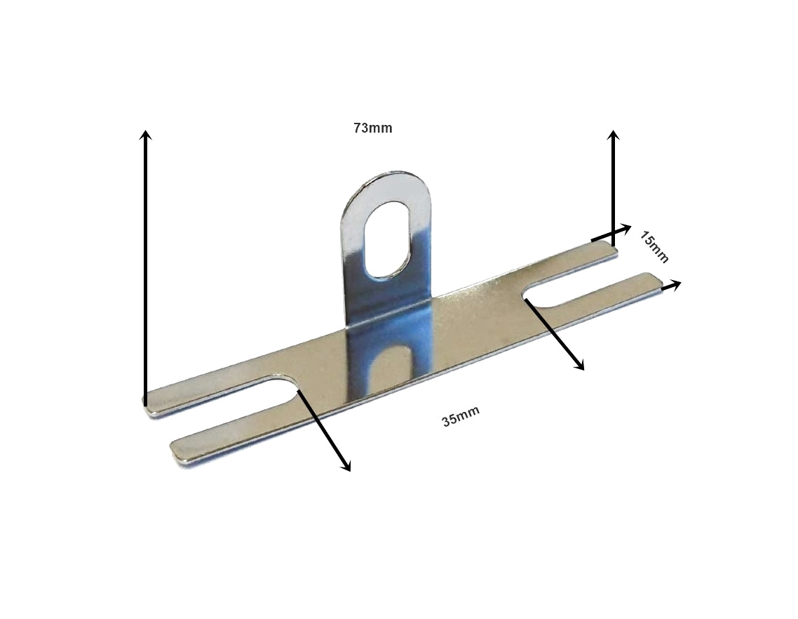 Aluminium Bicycle Mudguard Bridge Available In Two Sizes - Narrow 73mm or Wide 93mm