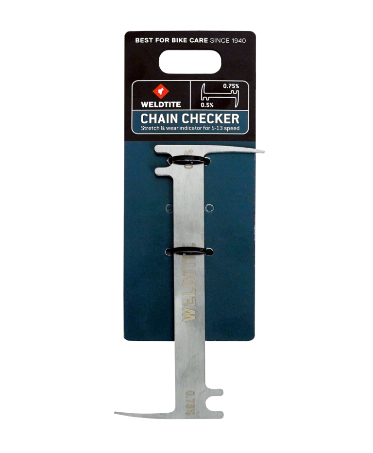 WELDTITE Bike Chain Checker - Stretch Wear Indicator Tool for 5-13 Speed Chains