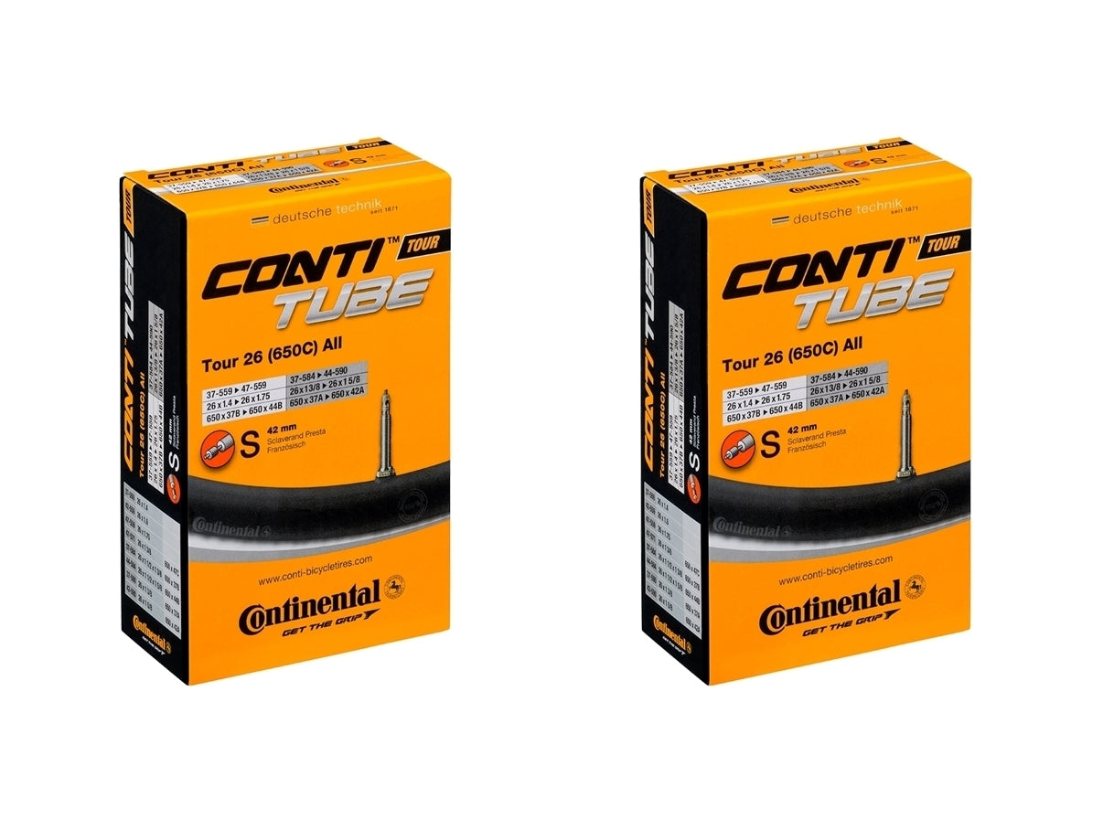 Continental Inner Tube Tour 26 (650C) 26" - 27.5" Schrader or Presta Valve