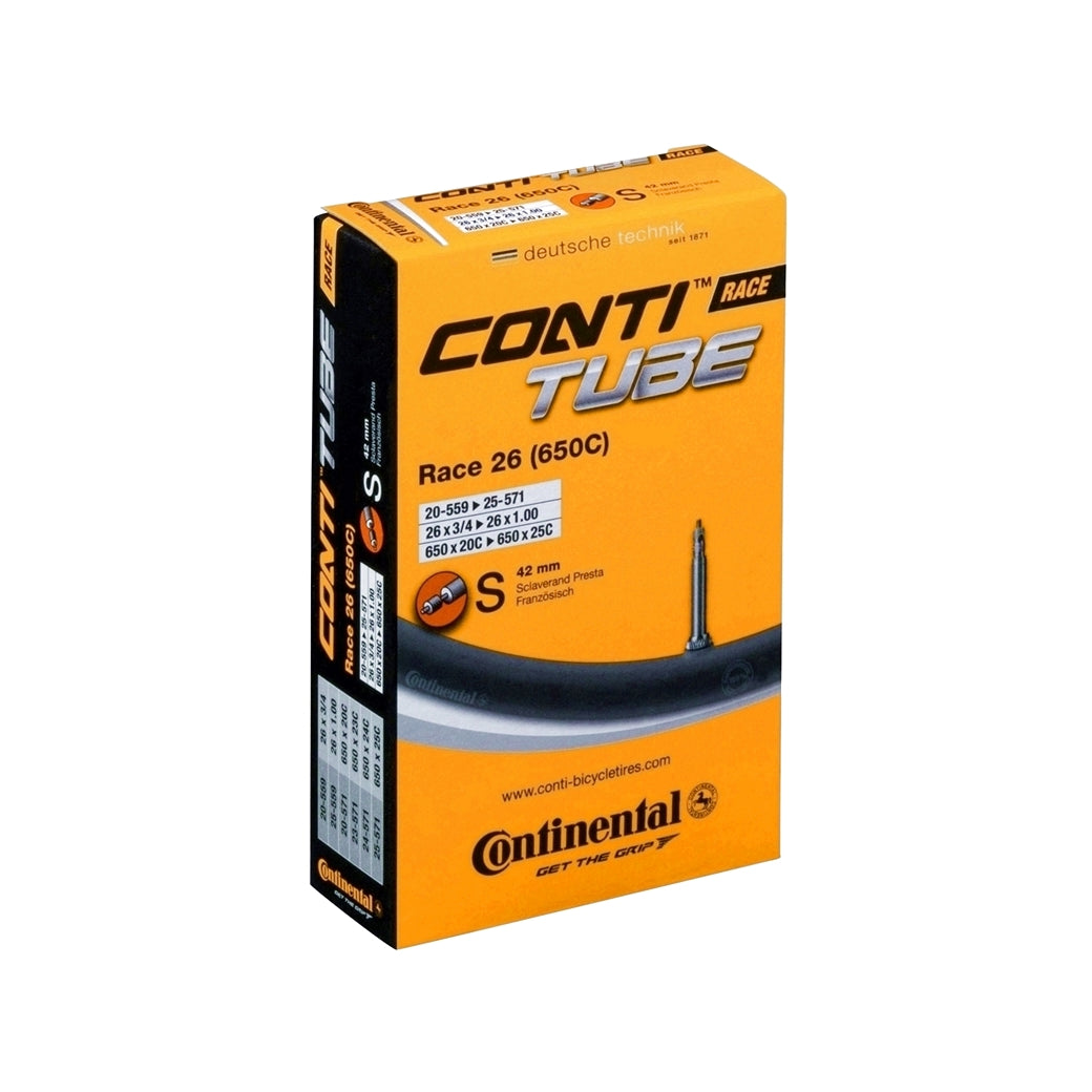 Continental Racing Bike Inner Tube Race 26 (650c) Presta 42mm Valve 650x20c-25c