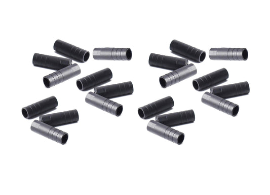 20x Bike Outer Cable Ends - 4mm Gear or 5mm Brake Housing Cap Open Ferrule Black