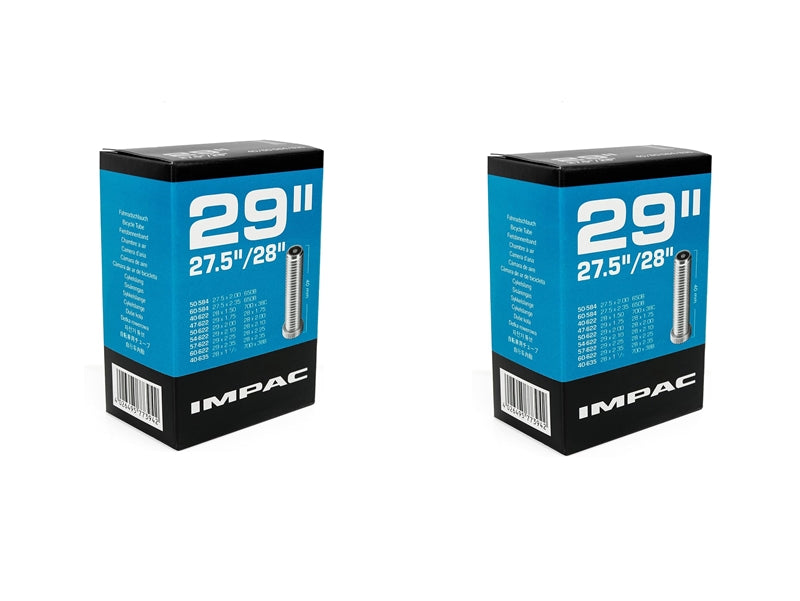 Impac Bike Inner Tube Dual Size 27.5" - 29" Presta or Schrader Valve