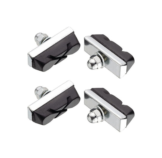 2 Pairs, 4x JAGWIRE Cycle Caliper Brake Block Pads - X Pattern for  Steel & Alloy Rims