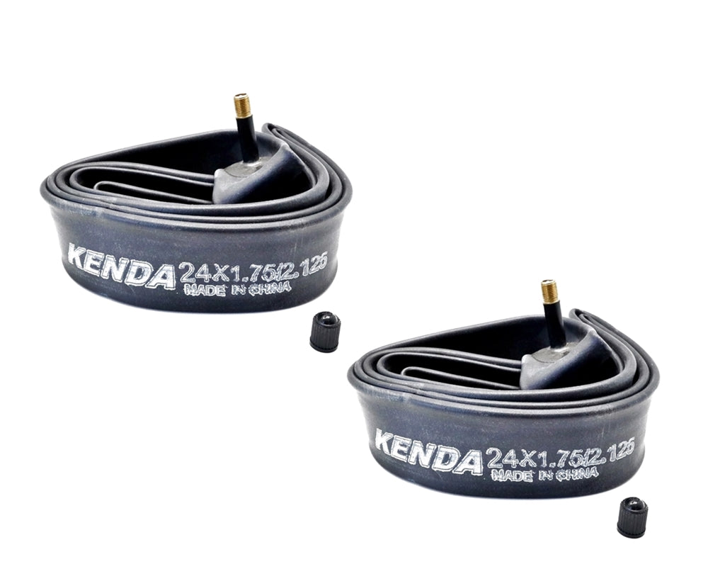 Kenda 24" Mountain Bike Inner Tube 24x1.75-24x2.125 Schrader Car Type Valve 32mm
