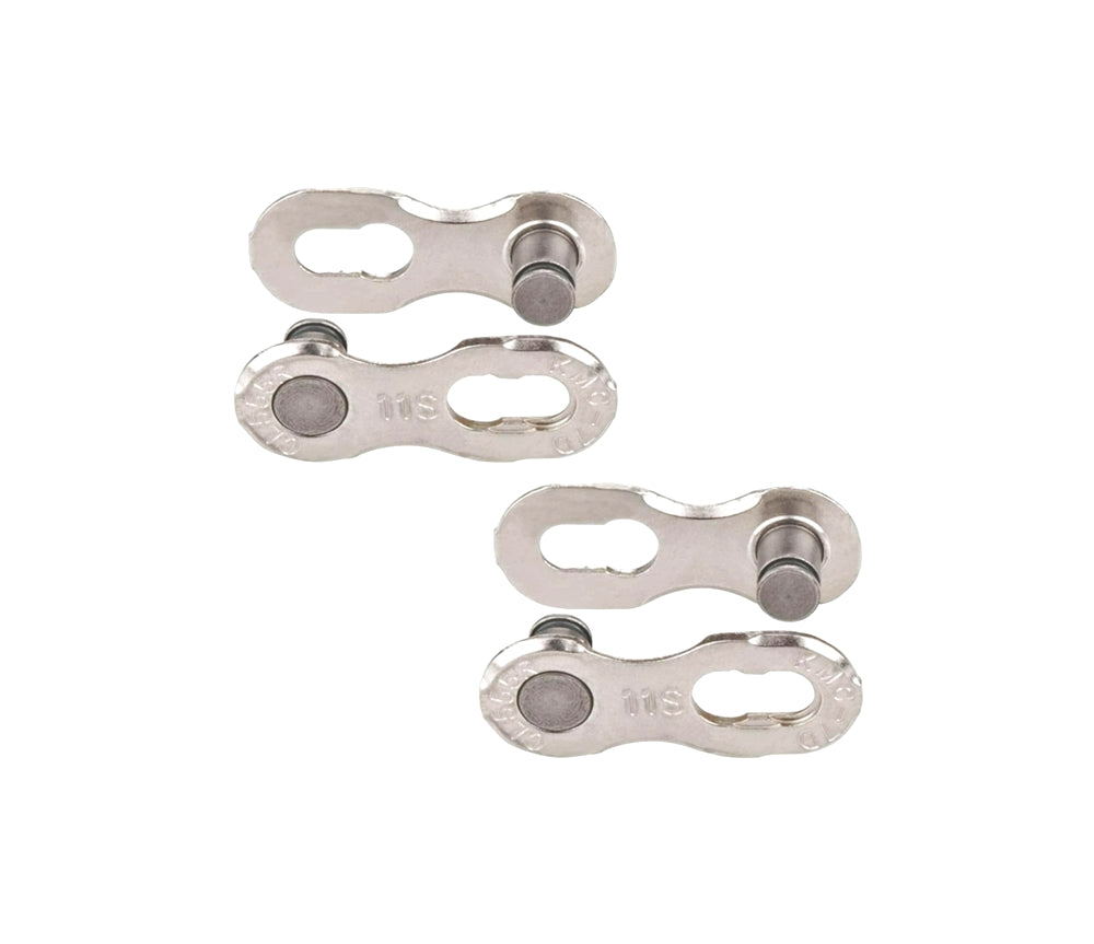 2x KMC Missing Link Bike Chain Joining Links 11 Speed (re-usable) 5.65mm Pin Length