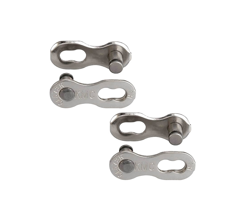 2x KMC Missing Link Bike Chain Joining Links 5, 6 ,7, 8 Speed (re-usable) 7.3mm Pin Length