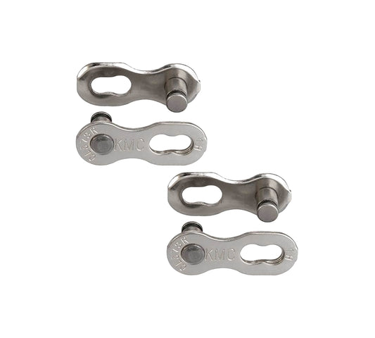 2x KMC Missing Link Bike Chain Joining Links 5, 6 ,7, 8 Speed (re-usable) 7.3mm Pin Length