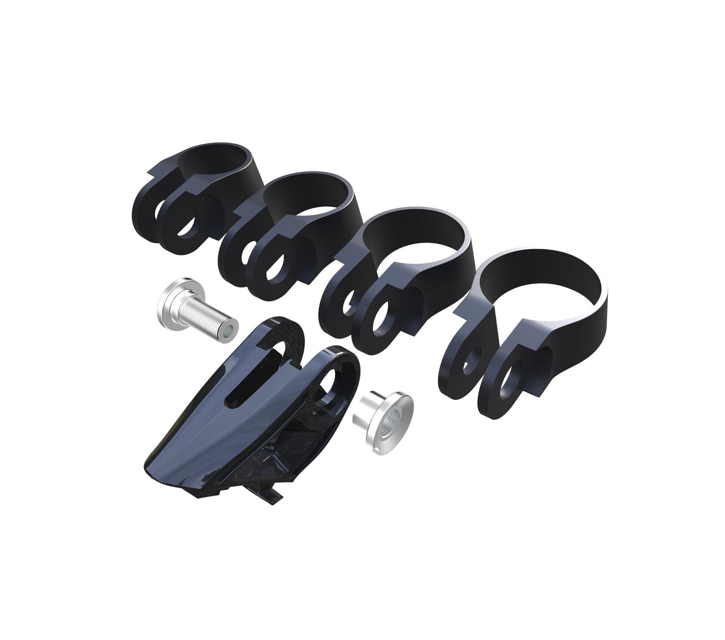 Crud XLR Rear Seat Post Mounted Mudguard Black - Perfect for 27.5" - 29" Wheeled Bikes