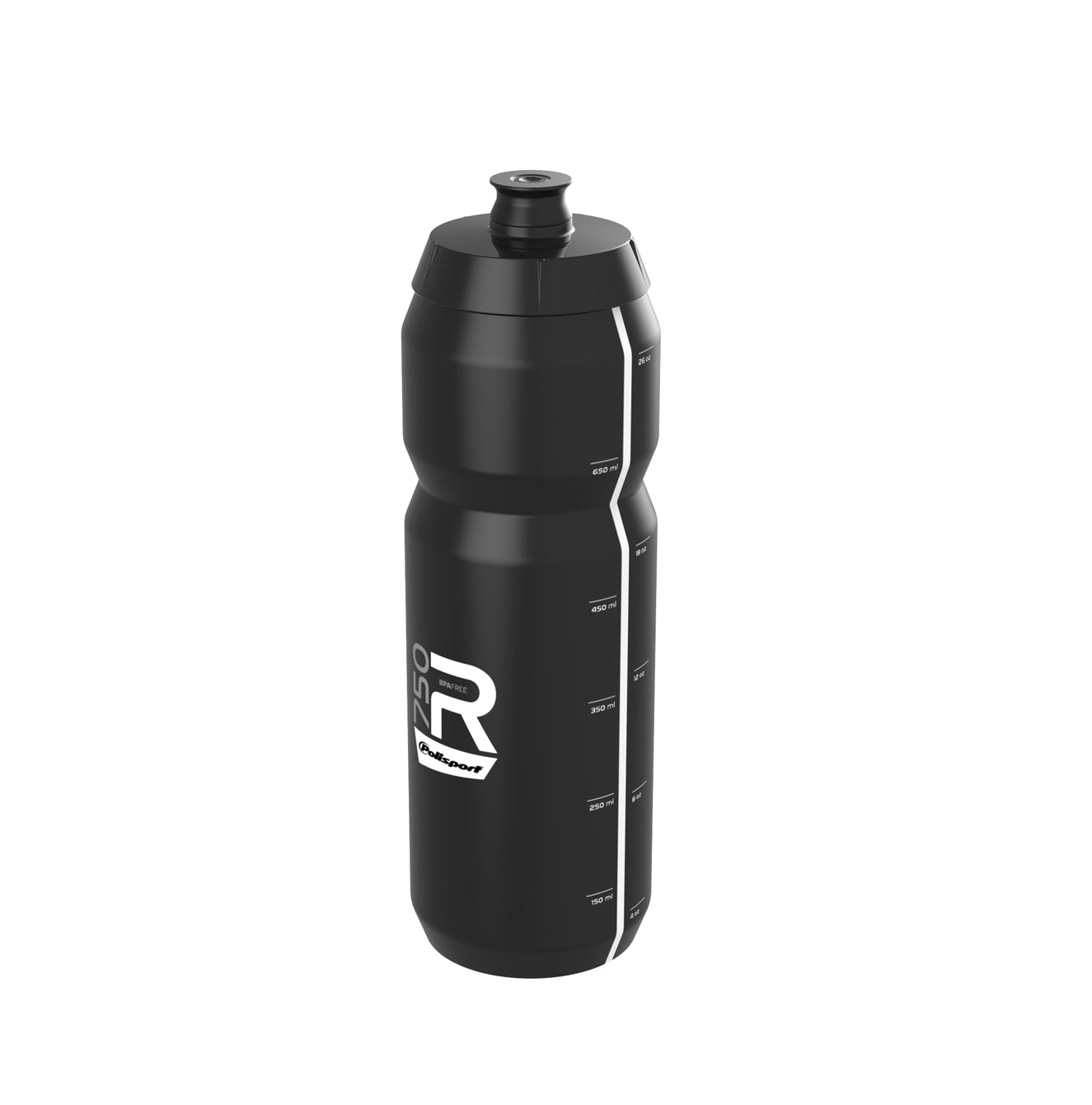POLISPORT R750 BPA Free Bike Water Drinks Bottle 750ml Black or Clear / Transparent