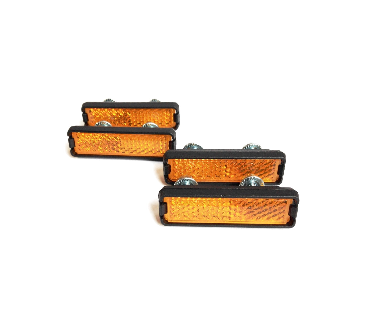 CatEye Bike Pedal Reflectors - Universal Screw on Set of Four