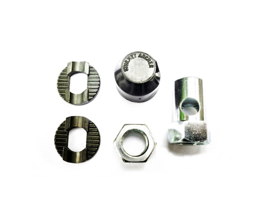 Sturmey Archer Raleigh 3spd Bike Wheel Nut Set - Nuts, Washers & Indicator Cover