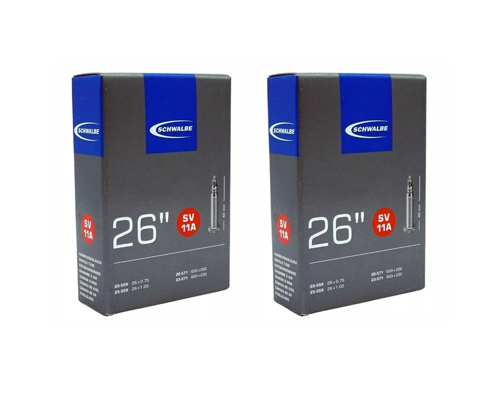 Schwalbe SV11A 650C Bike Inner Tube 650x20c - 650x23c Presta High Pressure Valve
