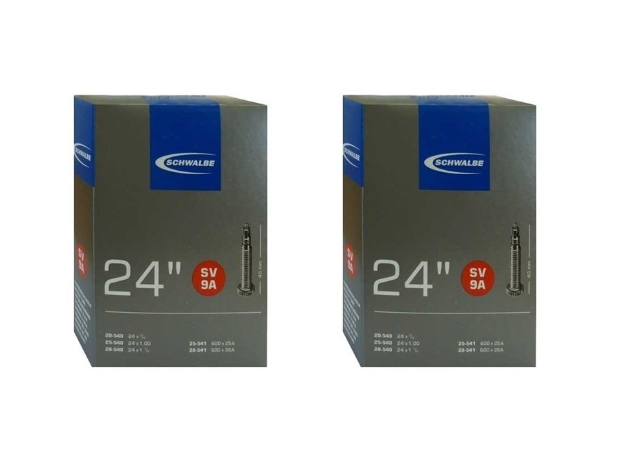 Schwalbe 24" AV9A or SV9A 24x1.00 Bike Inner Tube (25-540) Schrader or Presta Valve