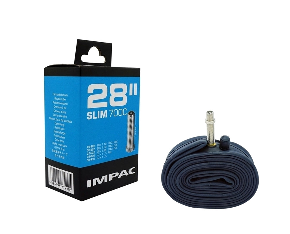 Bike Inner Tube 28 Inch Slim 700c 28/32 - 27x1 1/4" Presta or Schrader Valve